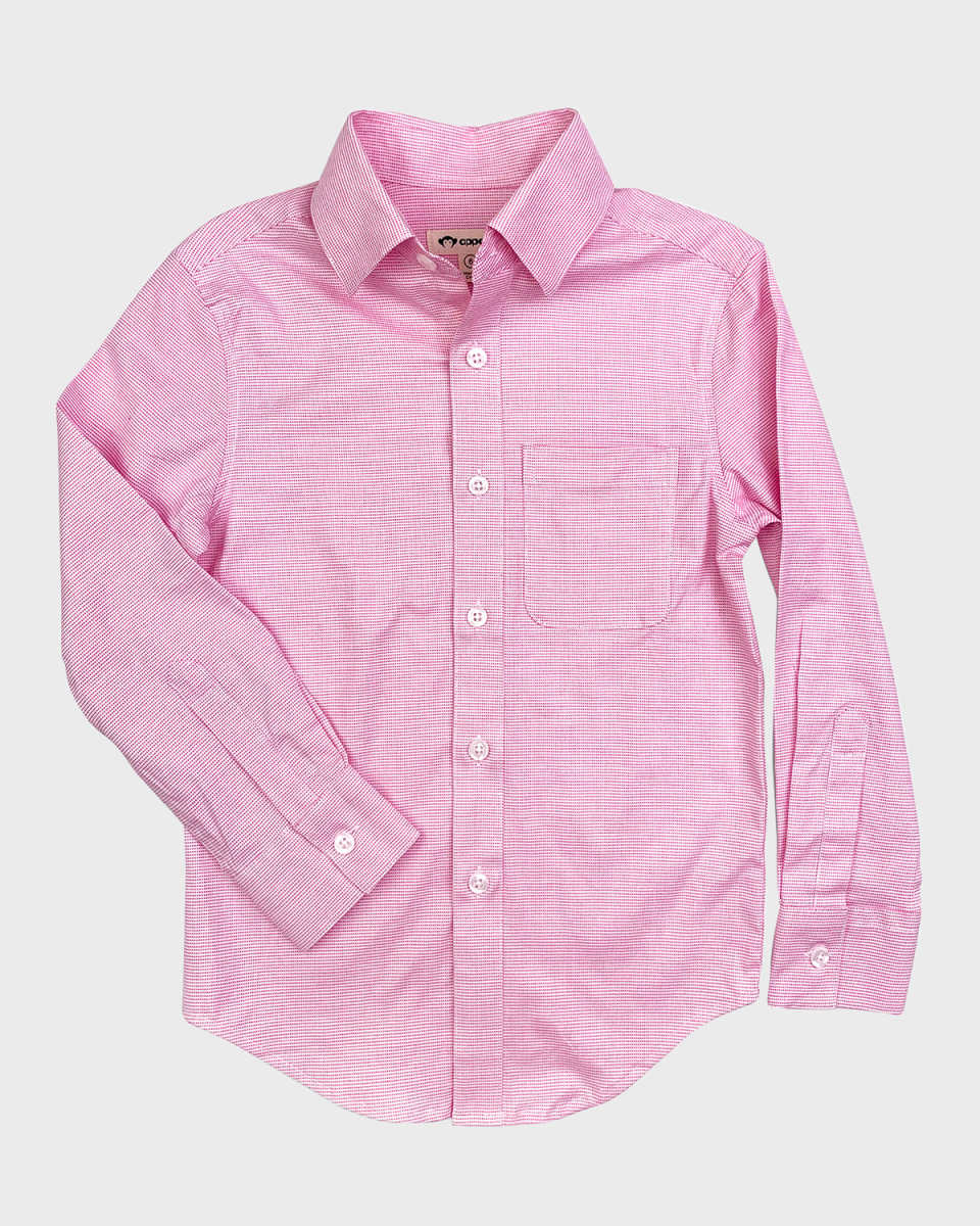 Boy's Standard Long-Sleeve Shirt, Size 2-12